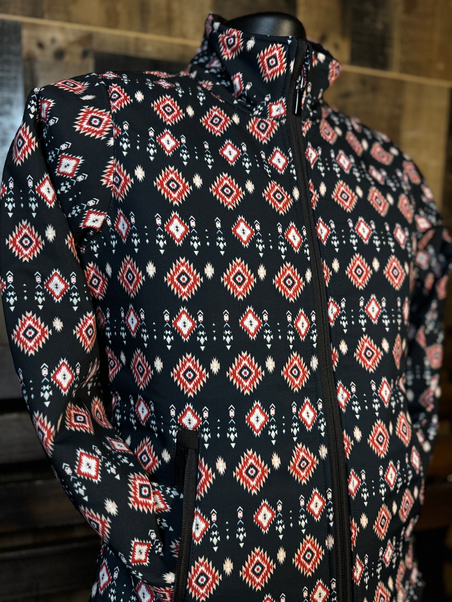 Women’s Aztec Print Soft Shell